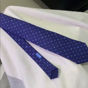 Hermès navy tie
